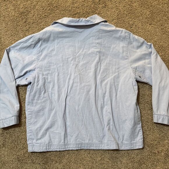 Vintage Merona Cotton Chambray Bomber‎ Jacket Womens M Preppy Harrington Canvas - Picture 9 of 9